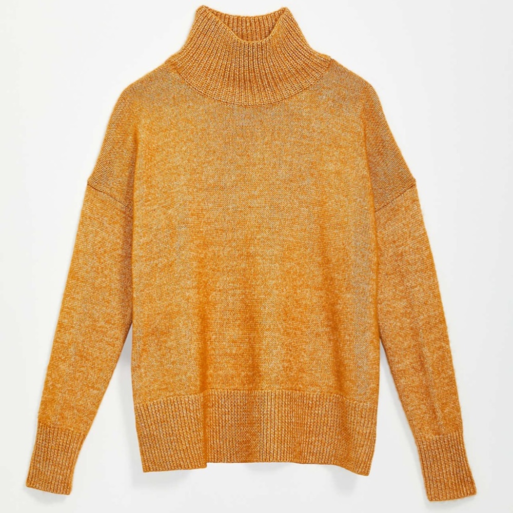 NWT LOFT Drop Shoulder Turtleneck Sweater